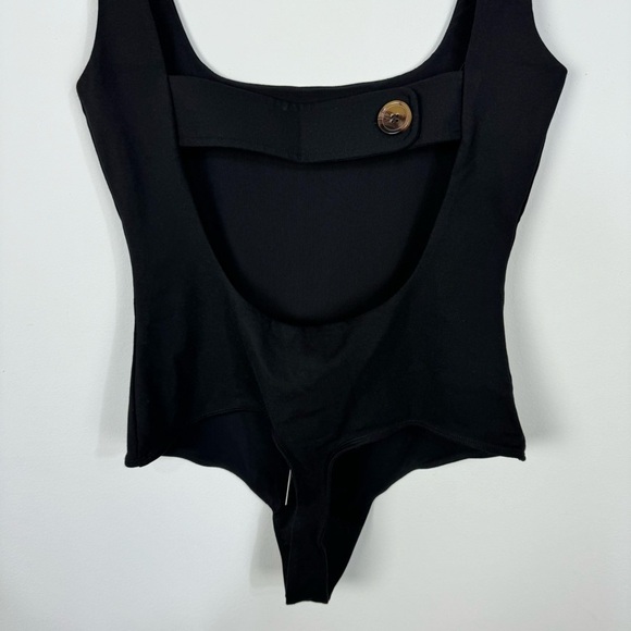NWT LPA Revolve Open Back Black Bodysuit Size Small minimalist capsule wardrobe - Picture 3 of 5